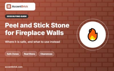 Best Peel and Stick Stone Panels for Fireplace (2026)