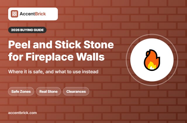 Best Peel and Stick Stone Panels for Fireplace - 2026 buying guide