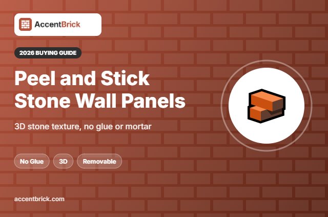 Best Peel and Stick Stone Wall Panels - 2026 buying guide