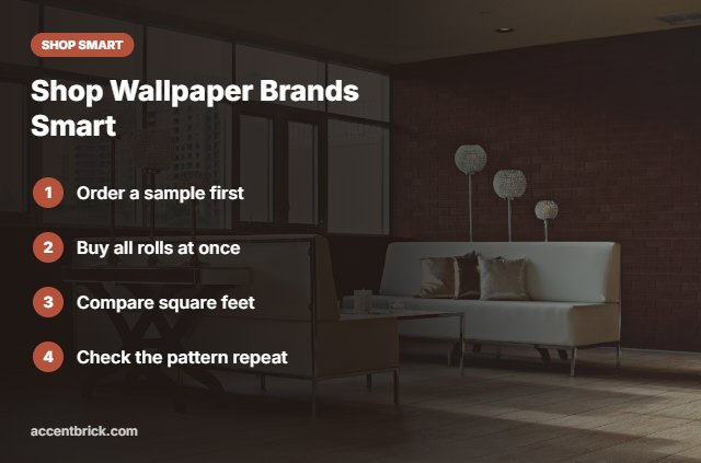 Tips for shopping peel and stick wallpaper brands