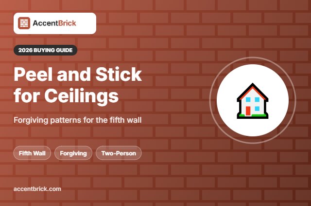Best Peel and Stick Wallpaper for Ceiling - 2026 buying guide