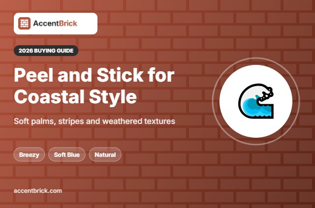 Best Peel and Stick Wallpaper for Coastal Style - 2026 buying guide
