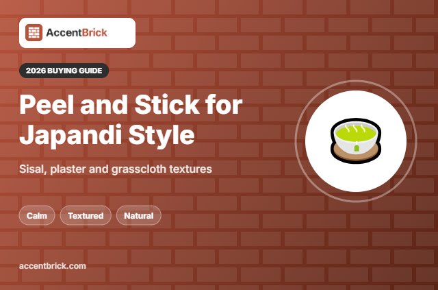 Best Peel and Stick Wallpaper for Japandi Style - 2026 buying guide