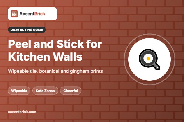 Best Peel and Stick Wallpaper for Kitchen - 2026 buying guide