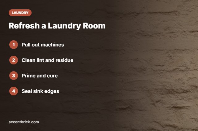 Tips for laundry room wallpaper