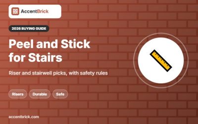 Best Peel and Stick Wallpaper for Stairs and Stair Risers