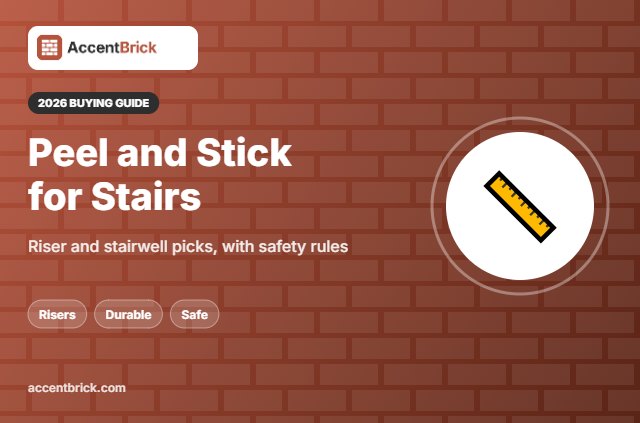 Best Peel and Stick Wallpaper for Stairs - 2026 buying guide