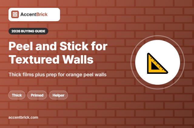 Best Peel and Stick Wallpaper for Textured Walls - 2026 buying guide