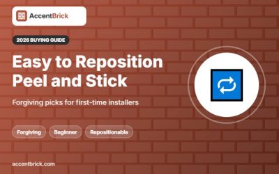 Best Peel and Stick Wallpaper That Is Easy to Reposition
