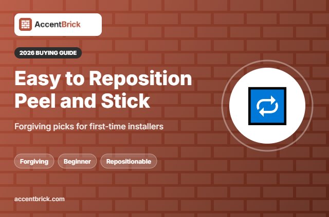 Peel and Stick Wallpaper That Is Easy to Reposition - 2026 buying guide