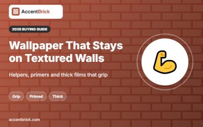 Best Peel and Stick Wallpaper That Stays on Textured Walls