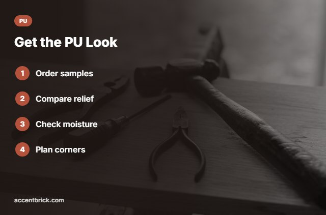 Tips for choosing a PU brick alternative