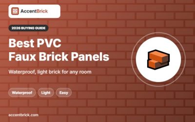 Best PVC Faux Brick Panels (2026 Picks)