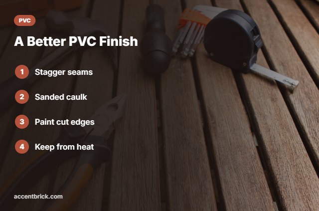 Tips for PVC faux brick panels