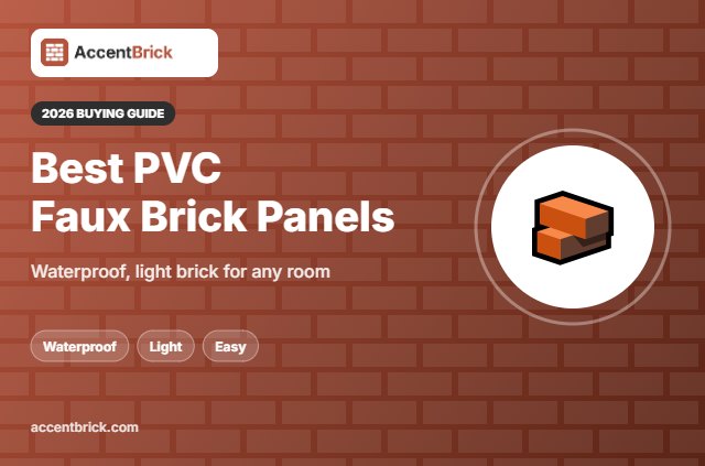 Best Pvc Faux Brick Panels - 2026 buying guide