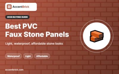 Best PVC Faux Stone Panels (2026 Picks)