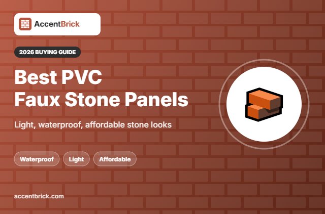 Best Pvc Faux Stone Panels - 2026 buying guide