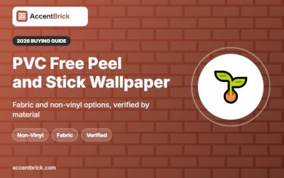 Best PVC Free Peel and Stick Wallpaper: 6 Non-Vinyl Picks