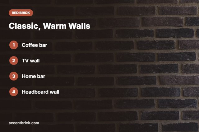Ideas for red brick wallpaper