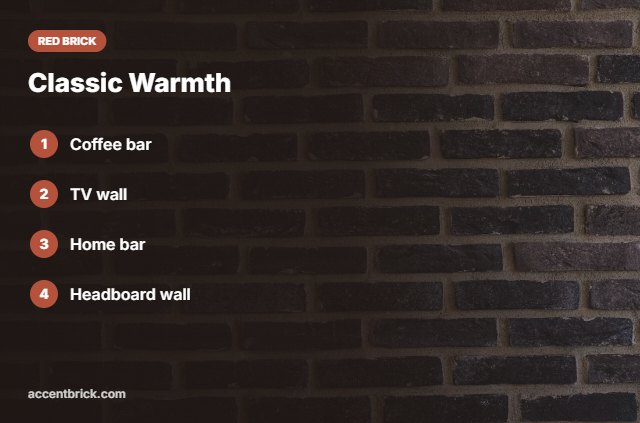 Ideas for red faux brick