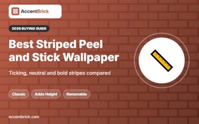 Best Striped Peel and Stick Wallpaper: 6 Classic Picks for 2026
