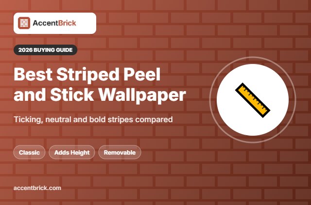 Best Striped Peel and Stick Wallpaper - 2026 buying guide