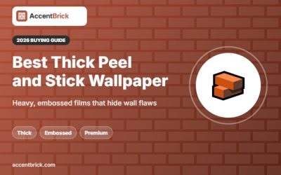 Best Thick Peel and Stick Wallpaper: 6 Heavy-Duty Picks (2026)
