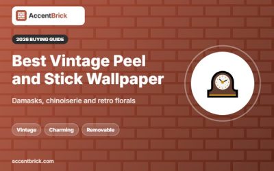 Best Vintage Peel and Stick Wallpaper: 6 Old-World Picks (2026)