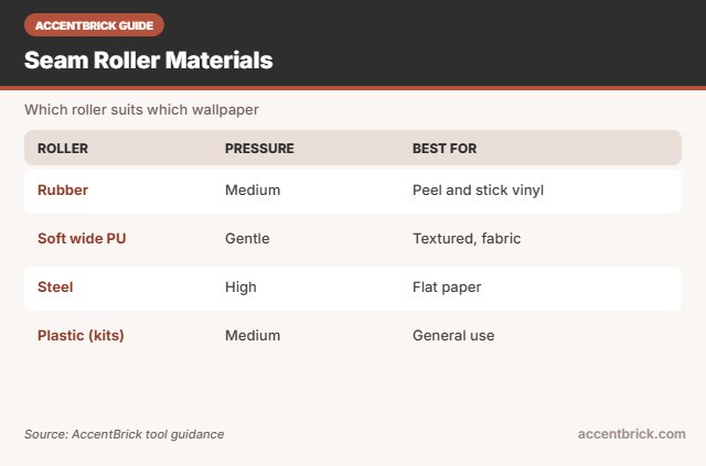 Materials for the best wallpaper seam roller