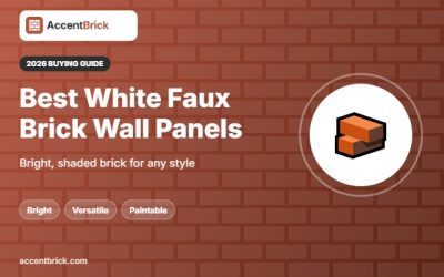 Best White Faux Brick Wall Panels (2026)