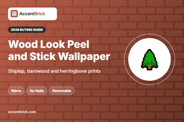 Best Wood Look Peel and Stick Wallpaper - 2026 buying guide